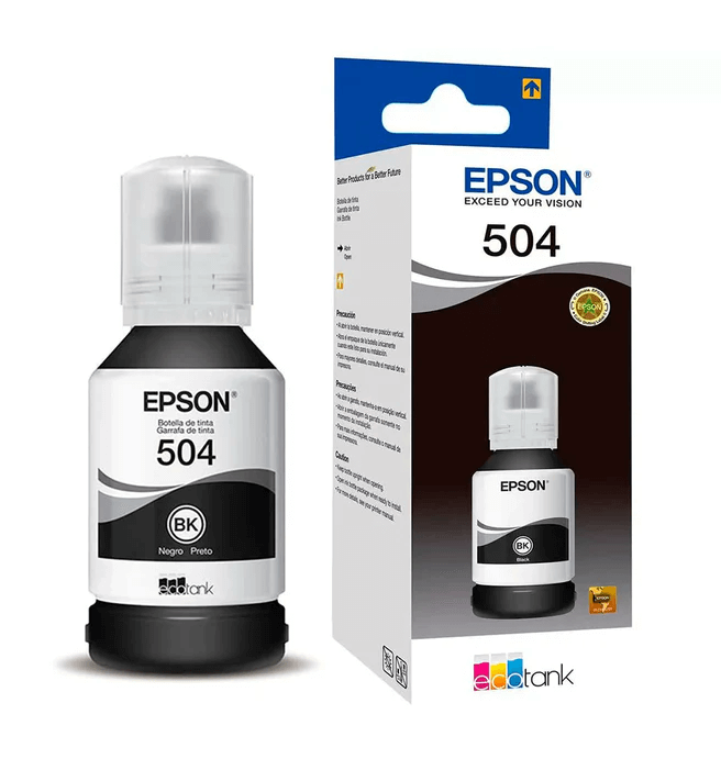 Botella de Tinta Epson T504120-AL Negro