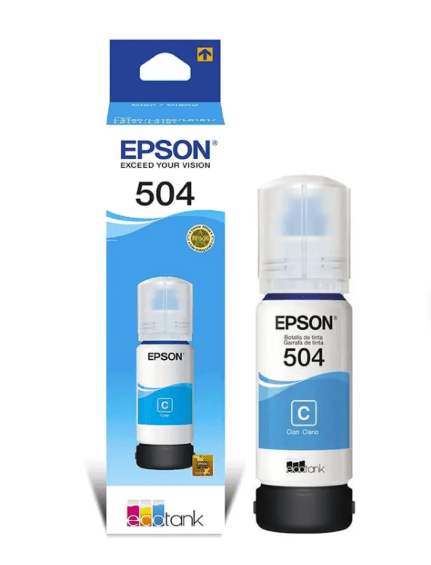 Botella de Tinta Epson T504220-AL Cian