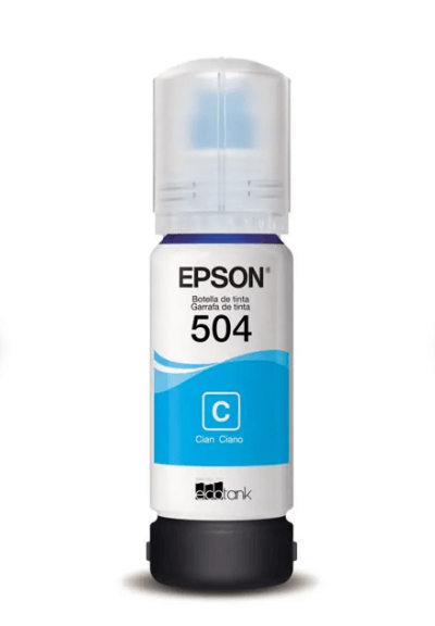 Botella de Tinta Epson T504220-AL Cian
